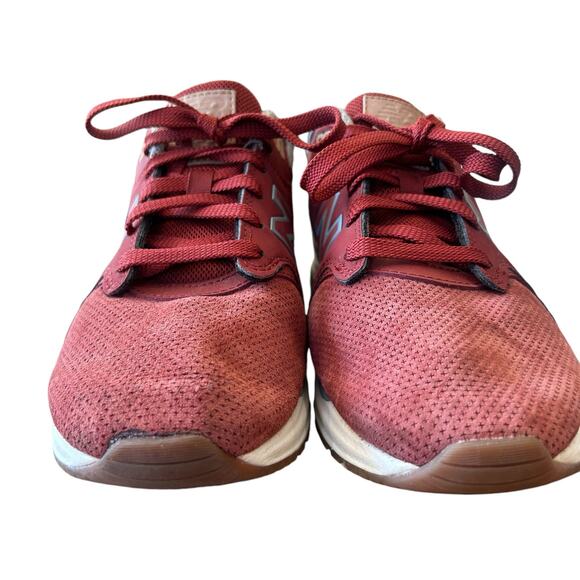 New‎ Balance 1550 Revlite Sneakers Mens 7.5 Red Clay Suede Low Top Athleisure - Picture 6 of 13